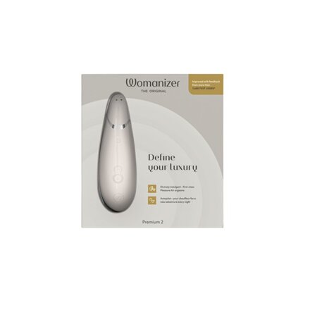 Vibrator gri Premium 2, 1 bucata, Womanizer 544647