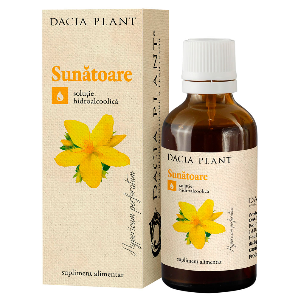 Tinctura de Sunatoare, 50 ml, Dacia Plant