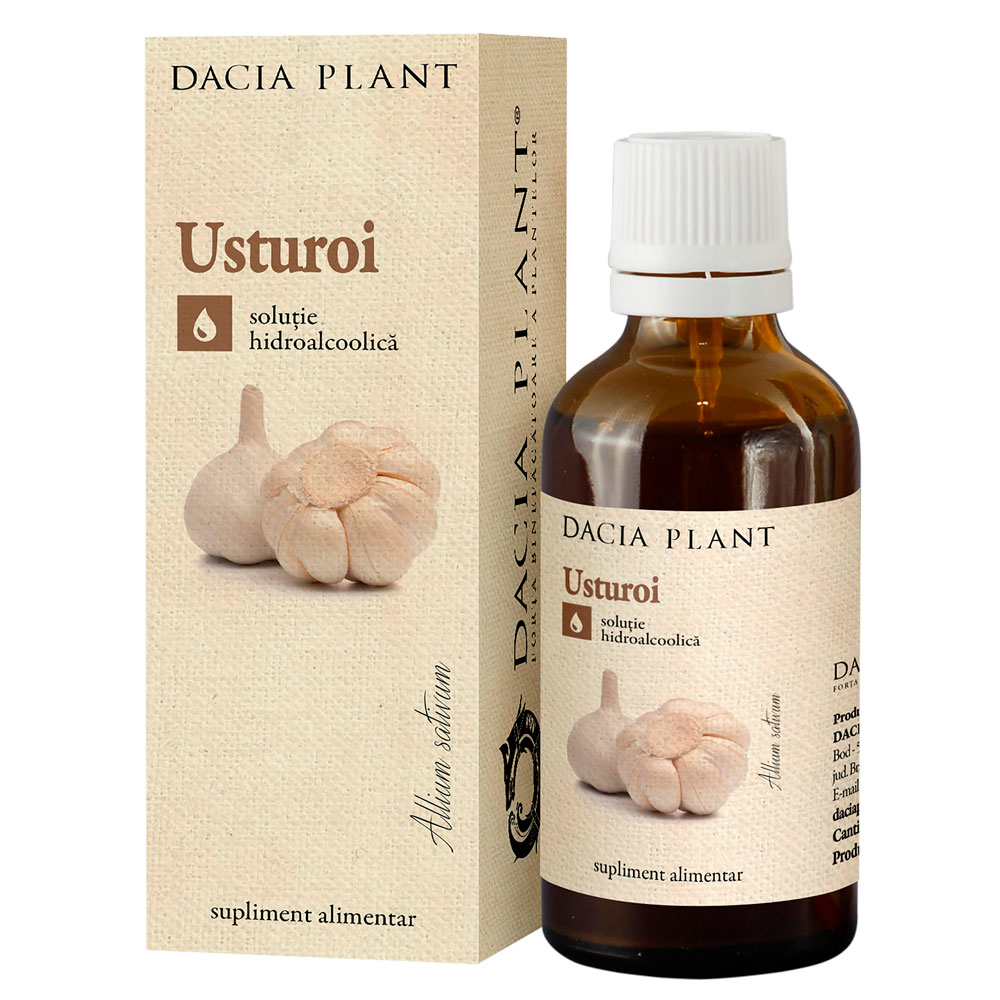 Tinctura de Usturoi, 50 ml, Dacia Plant