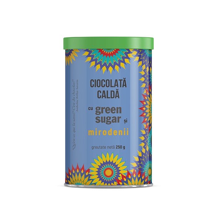 Ciocolata calda cu mirodenii Green Sugar, 250 g, Remedia