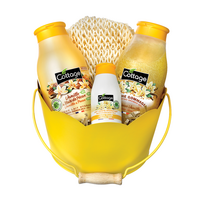 Pachet Gel de dus si lapte de baie Vanille and Noise de Pecan, 250 ml + Gel de dus exfoliant Delicious Vanilla, 270 ml +  Lapte de corp Vanilla Milk, 50 ml + Manusa, Cottage