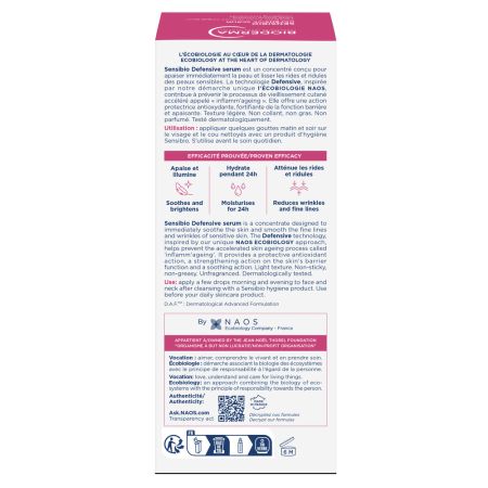 Serde fata hidratant Defensive Sensibio, 30 ml, Bioderma 714124
