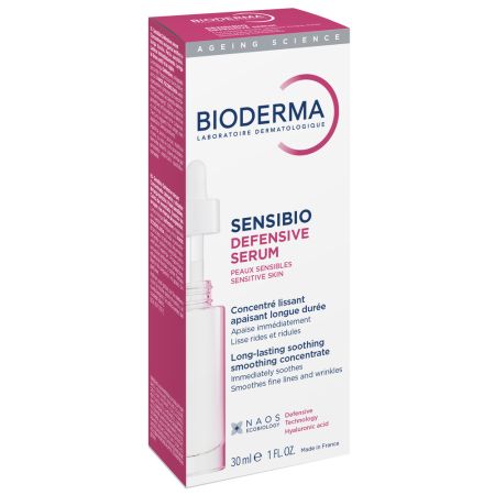 Serde fata hidratant Defensive Sensibio, 30 ml, Bioderma 714123