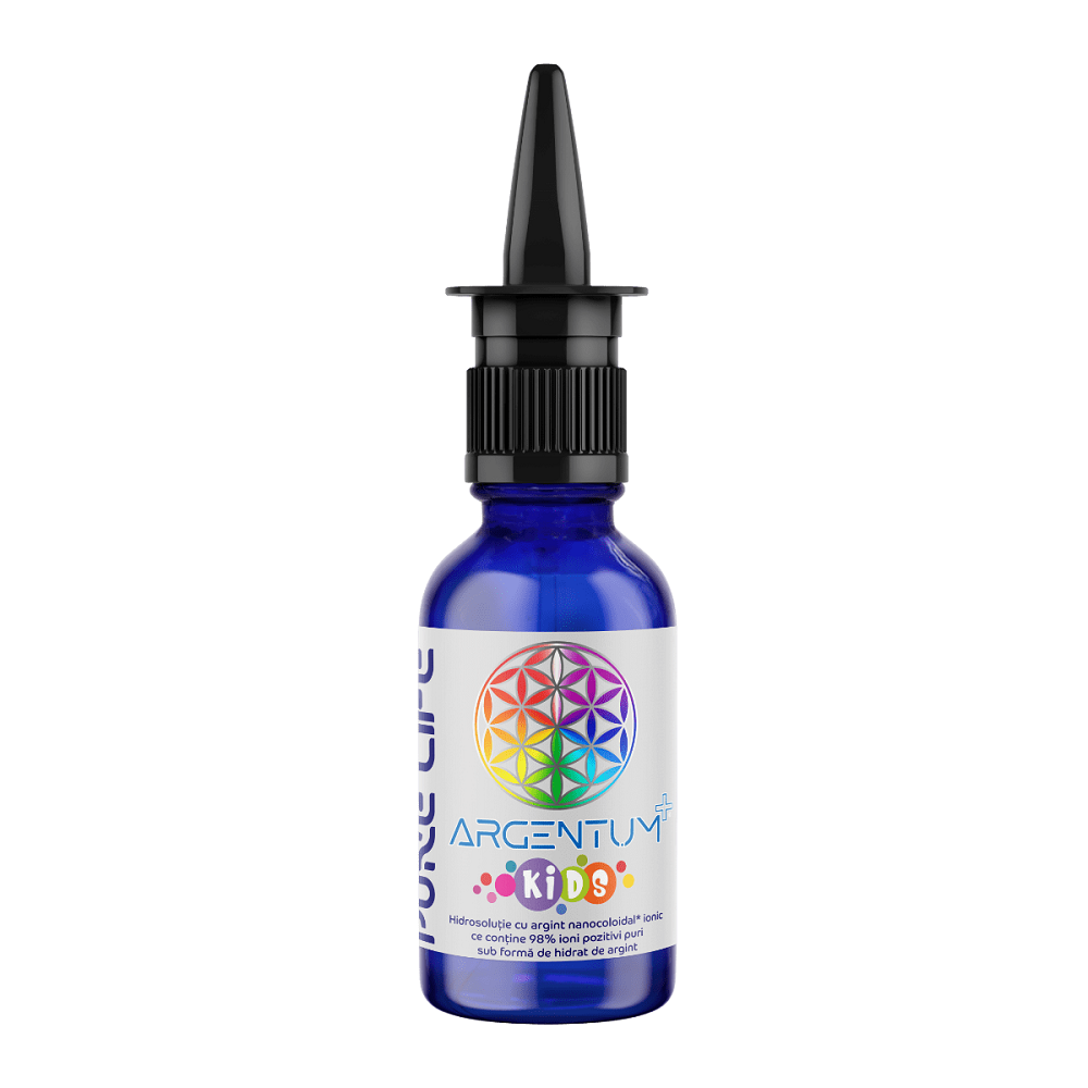 Argint nanocoloidal Argentum+ Kids, 30 ml, Pure Life