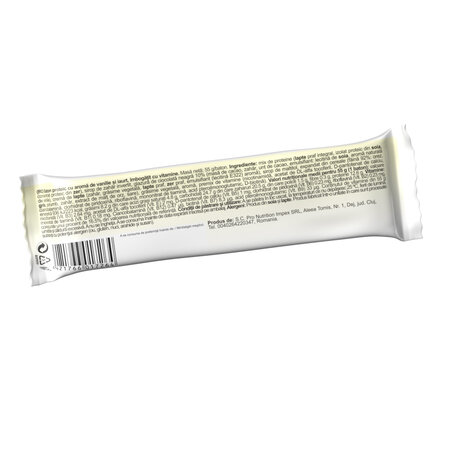 Baton proteic energizant cu aroma de vanilie si iaurt, 55 g, Pro Nutrition 600354