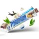 Baton proteic energizant cu aroma de vanilie si iaurt, 55 g, Pro Nutrition 660537