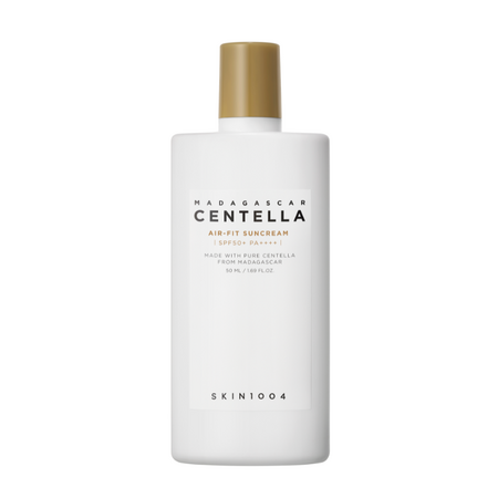 Crema pentru fata cu Centella Asiatica din Madagascar si protectie solara SPF 50 PA++++, 50 ml, Skin1004