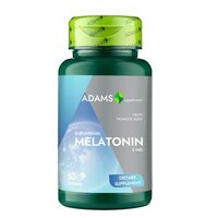 Melatonina sublingual, 50 tablete, Adams Vision