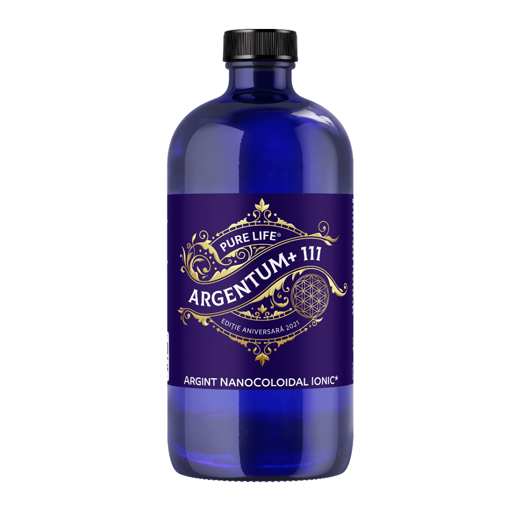 Argint nanocoloidal Argentum+ Editie Aniversara, 480 ml, Pure Life