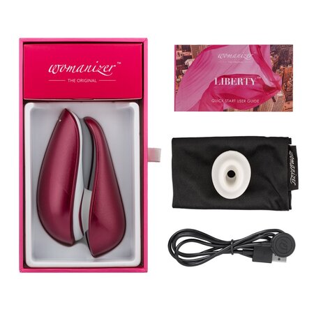 Vibrator rosu Liberty, 1 bucata, Womanizer 545045