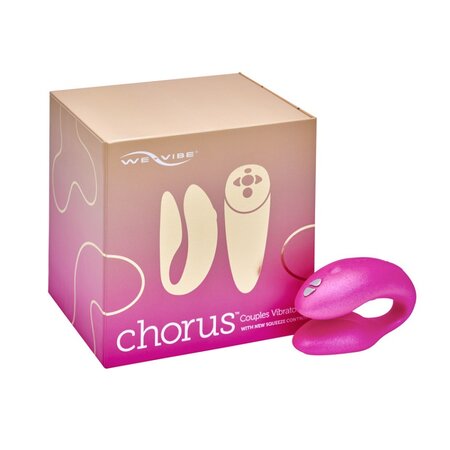 Vibrator roz pentru cuplu Chorus, 1 bucata, We Vibe 545098