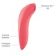 Vibrator roz Melt, 1 bucata, We Vibe 545120