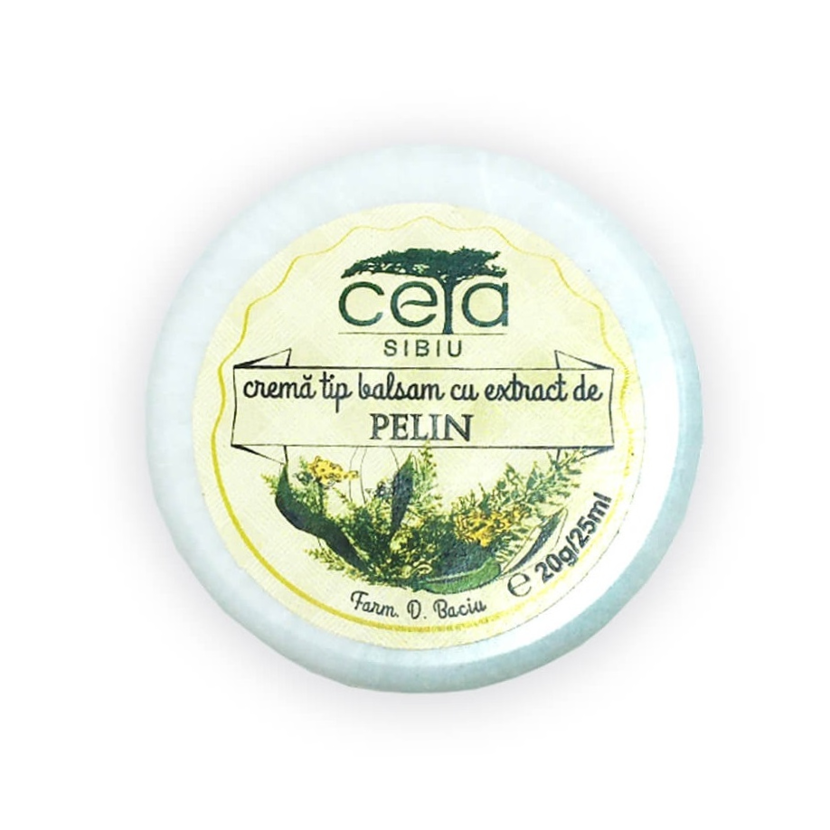 Crema tip balsam cu extract de pelin, 20 g, Ceta Sibiu