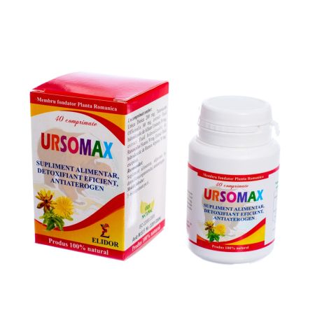 Ursomax, 40 comprimate, Elidor 647354