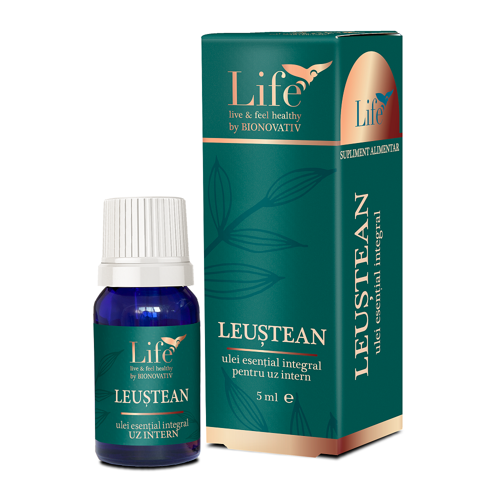 Ulei esential integral de leustean, 5 ml, Bionovativ