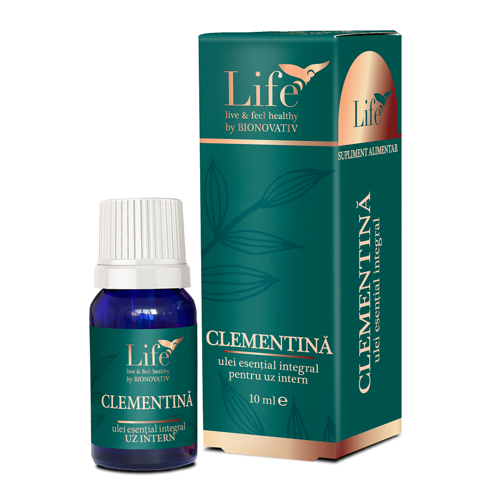 Ulei esential integral de clementina, 10 ml, Bionovativ