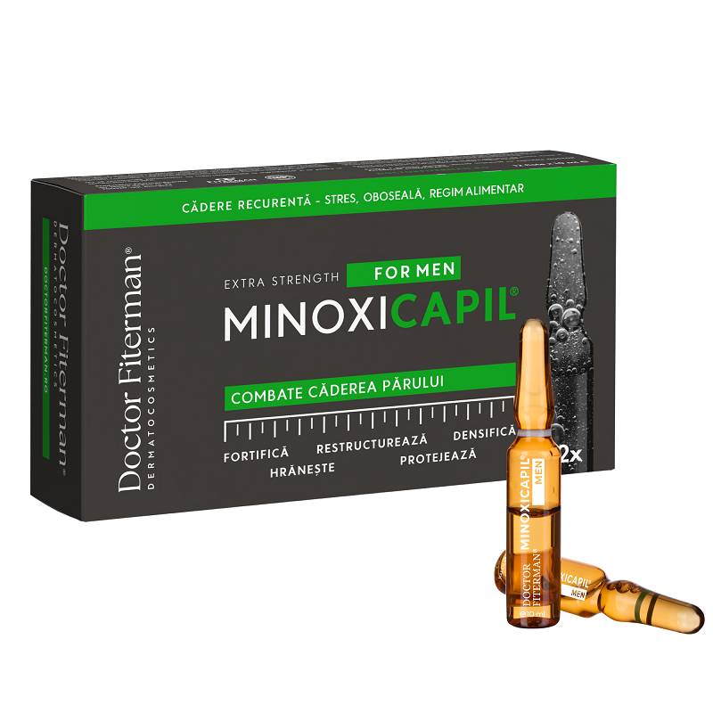 Minoxicapil Men, 12 fiole x 10 ml, Doctor Fiterman