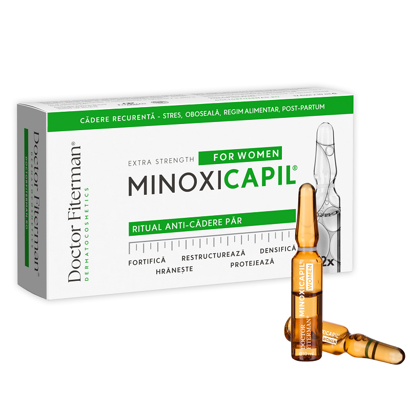 Minoxicapil Women, 12 fiole x 10 ml, Doctor Fiterman