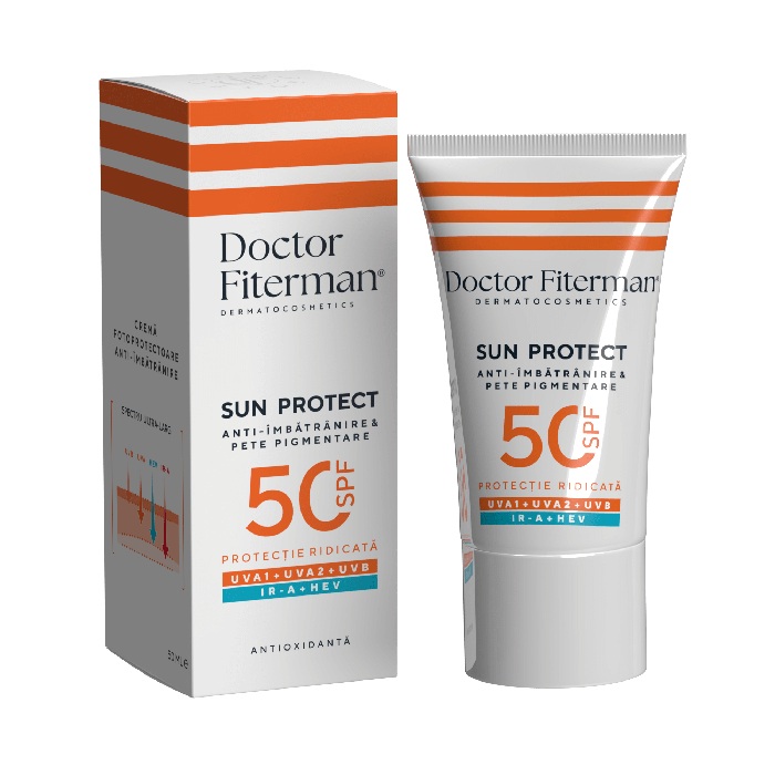 Crema hidratanta cu SPF50 Sun Protect, 50 ml, Doctor Fiterman