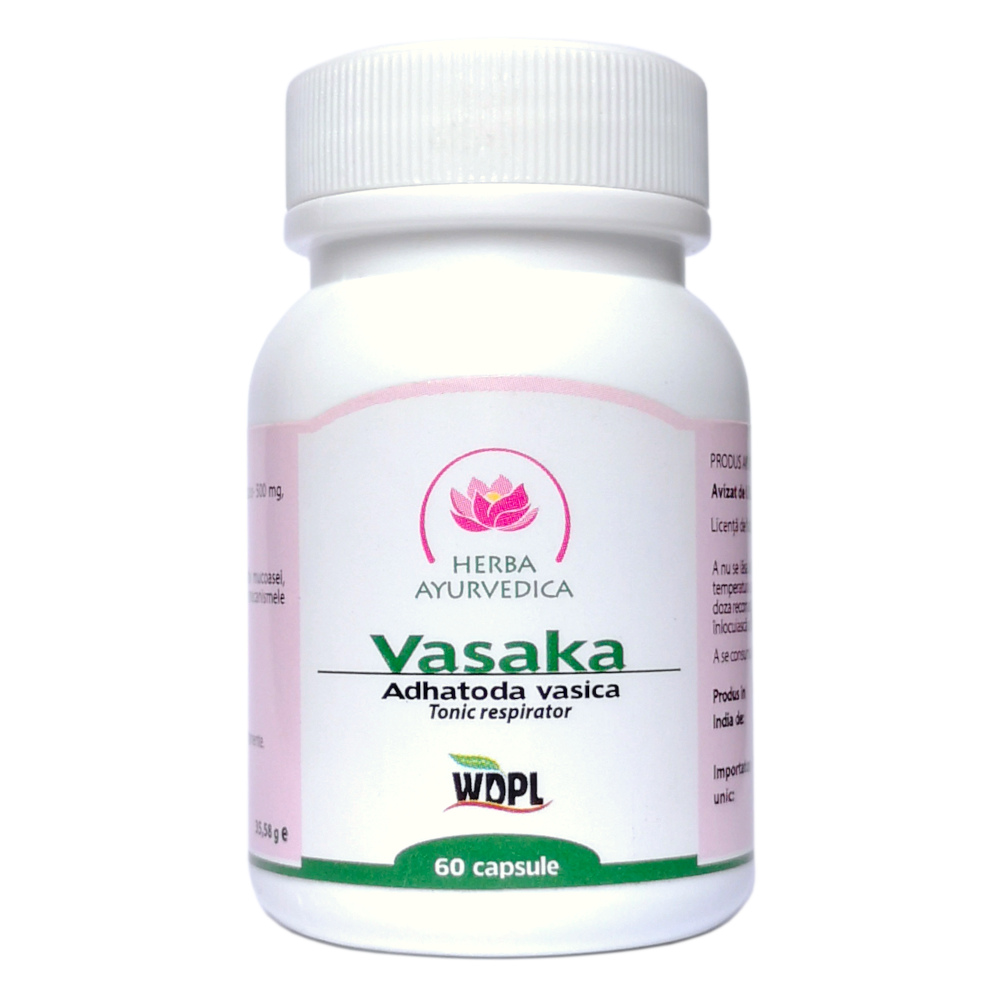 Vasaka, 60 capsule, Herba Ayurvedica