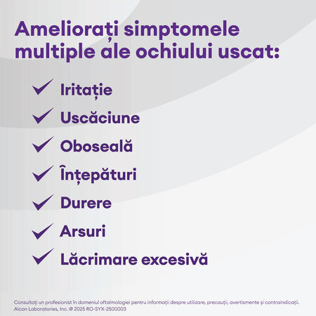 Picaturi oftalmice lubrifiante fara conservanti Systane Complete, 10 ml, Alcon 756055