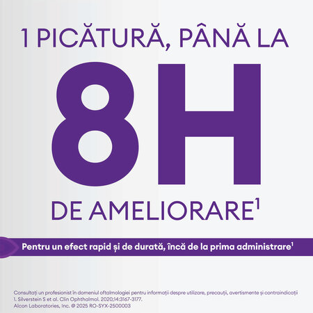 Picaturi oftalmice lubrifiante fara conservanti Systane Complete, 10 ml, Alcon 756056