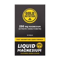 Magneziu lichid, 250 mg, 10 fiole, GoldNutrition