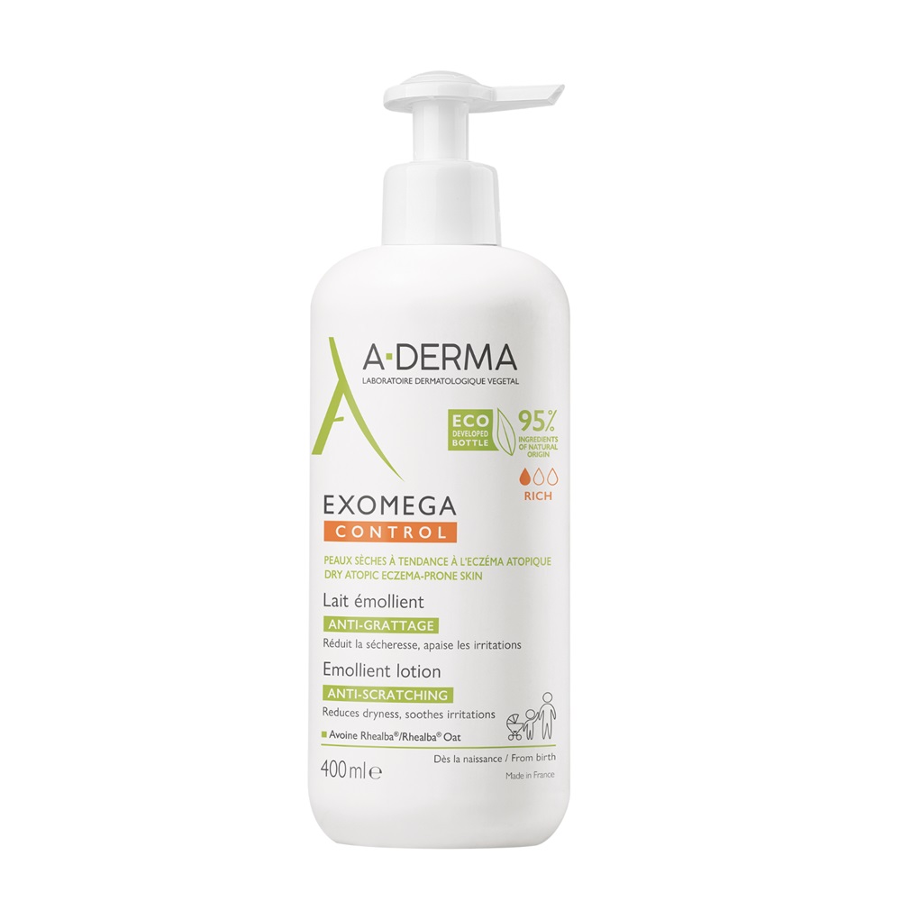 Lapte emolient Exomega Control, 400 ml, A-derma