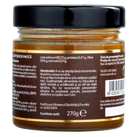 Miere cu laptisor de matca, 270 g, Albina Carpatina 723011