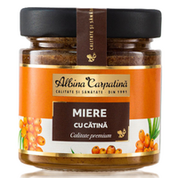 Miere cu pulbere de catina, 270 g, Albina Carpatina