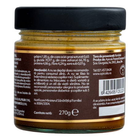 Miere cu polen, propolis si laptisor de matca Apitotal Royal, 270 g, Albina Carpatina 722970