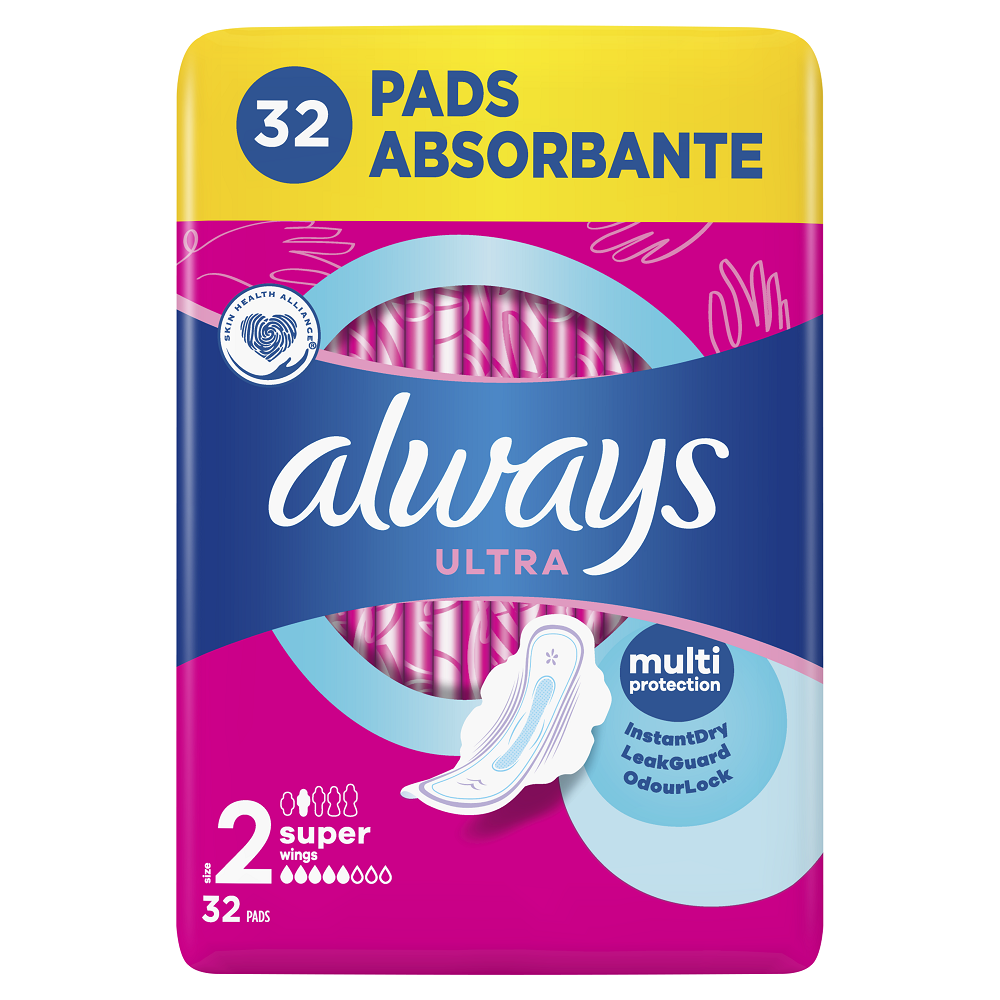 Absorbante Always Ultra Super, 32 bucati, P&G