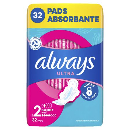 Absorbante Ultra Super, Marimea 2, 32 bucati, Always