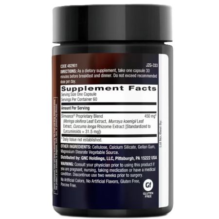 Complex de slabit Slimvance Bodydynamix, 60 capsule, GNC 675827