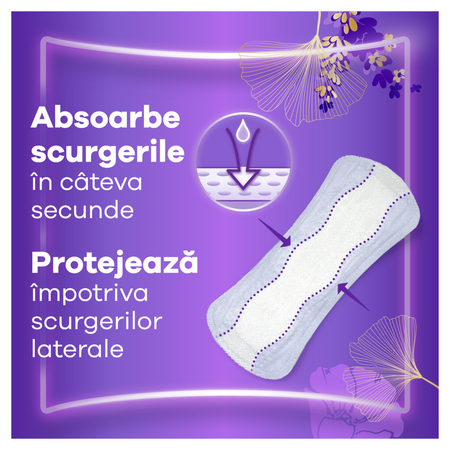 Absorbante zilnice pentru incontinenta urinara Discreet Normal, 44 bucati, Always 697006