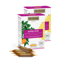 Apielixir rezistenta la stres si buna dispozitie, 20 + 10 fiole x 10 ml, Albina Carpatina