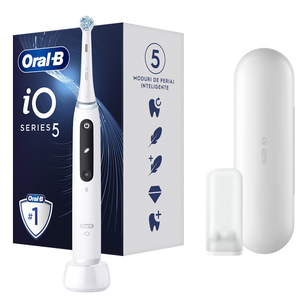 Periuta de dinti electrica iO5 Quite White, Oral-B