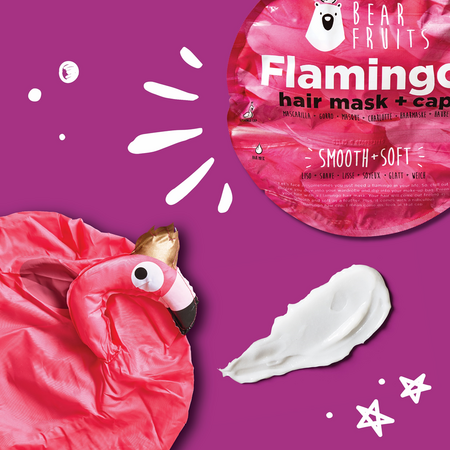 Masca de par Hook Mask Flamingo, 20 ml, Bear Fruits 661996