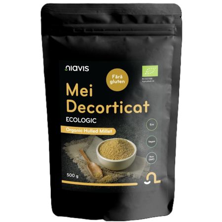 Mei decorticat ecologic, 500 g, Niavis