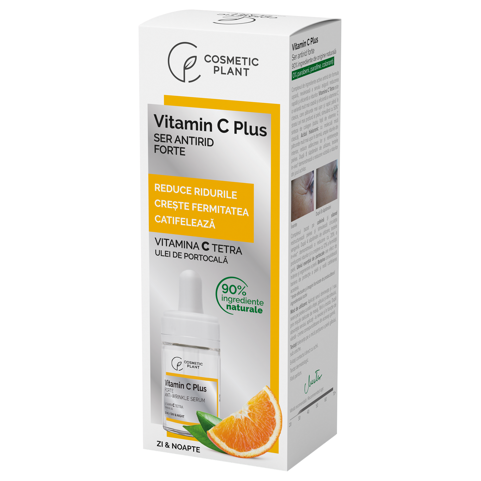 Ser antirid forte Vitamin C Plus, 15 ml, Cosmetic Plant