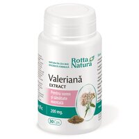 Valeriana extract, 200 mg, 30 capsule, Rotta Natura