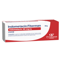 Indometacin crema, 40 mg/g, 50 g, Fiterman
