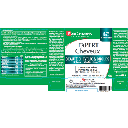 Expert Cheveux, 28 comprimate, Forte Pharma 705501