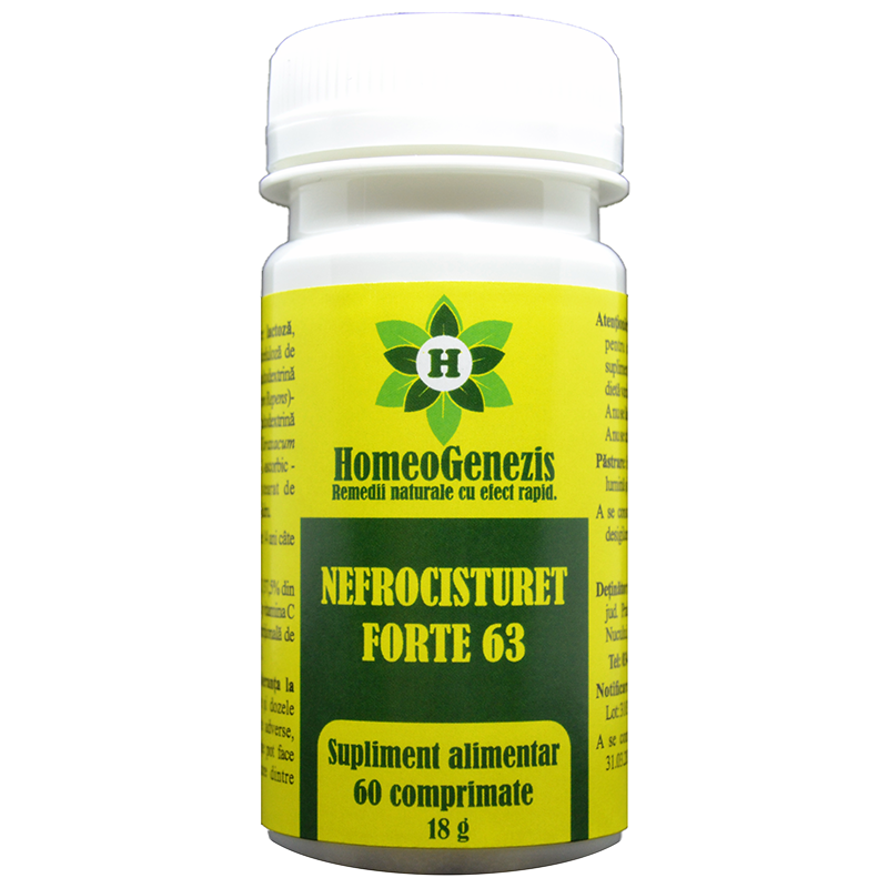 Nefrocisturet Forte 63, 60 comprimate, Imprint Invent 