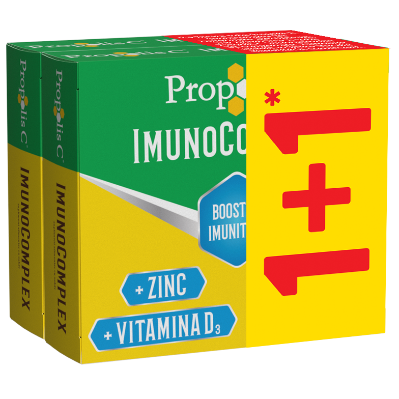 Pachet Propolis C Imunocomplex, 20 + 20 comprimate, Fiterman