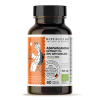 Ashwagandha Bio, 400 mg, 60 capsule, Republica Bio