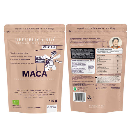 Pulbere ecologica Maca, 150 g, Republica Bio 701787