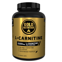 L-carnitine 750 mg, 60 capsule vegetale, Gold Nutrition