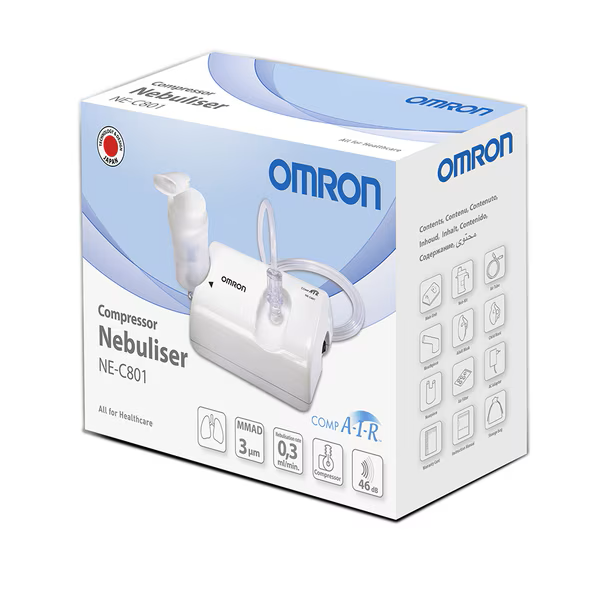 Nebulizator cu compresor, NE-C801, Omron