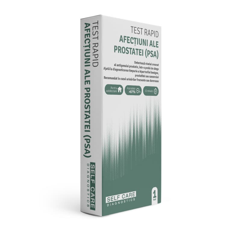 Test rapid afectiuni ale prostatei (PSA) Self Care, 1 bucata, Barza